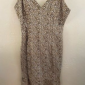 Leopard Print Mini Bodycon Dress